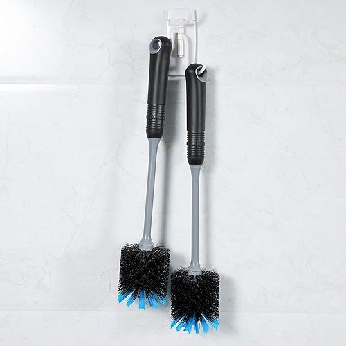 Miniatura 6 de Cepillo de limpieza para botellas de agua, cepillo flexible de 13.5 pulgadas de largo con cerdas de larga duración, adecuado para botellas de agua,