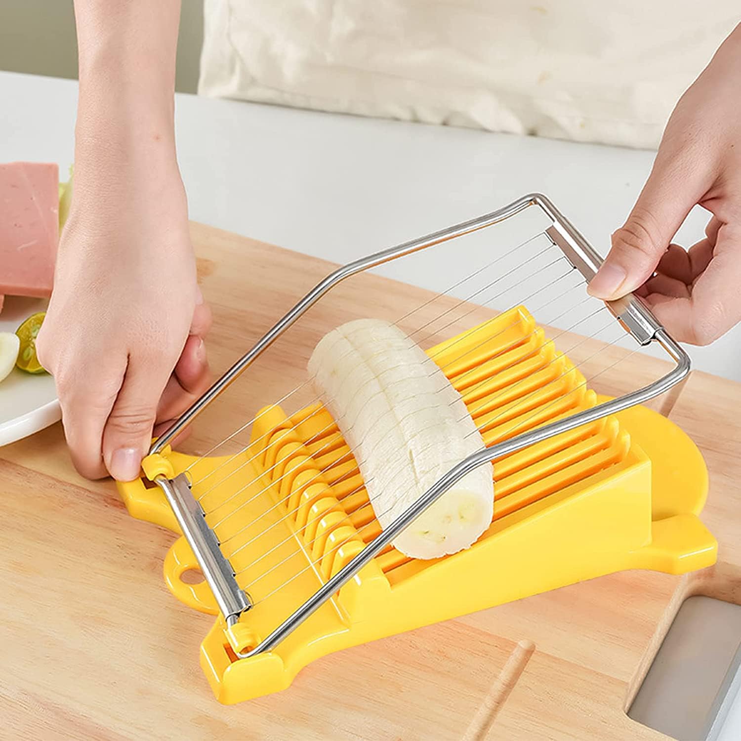 Eiersnijder Rvs,Metaal Egg Slicer Cutter Multifunctionele Scheidt Egg