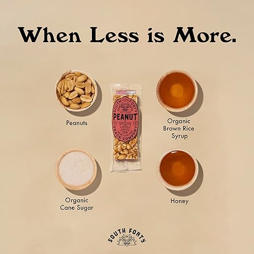 Miniatura 3 de South 40 Snacks - Barras de nueces crujientes, barra de maní, 1.41 oz (paquete de 12)