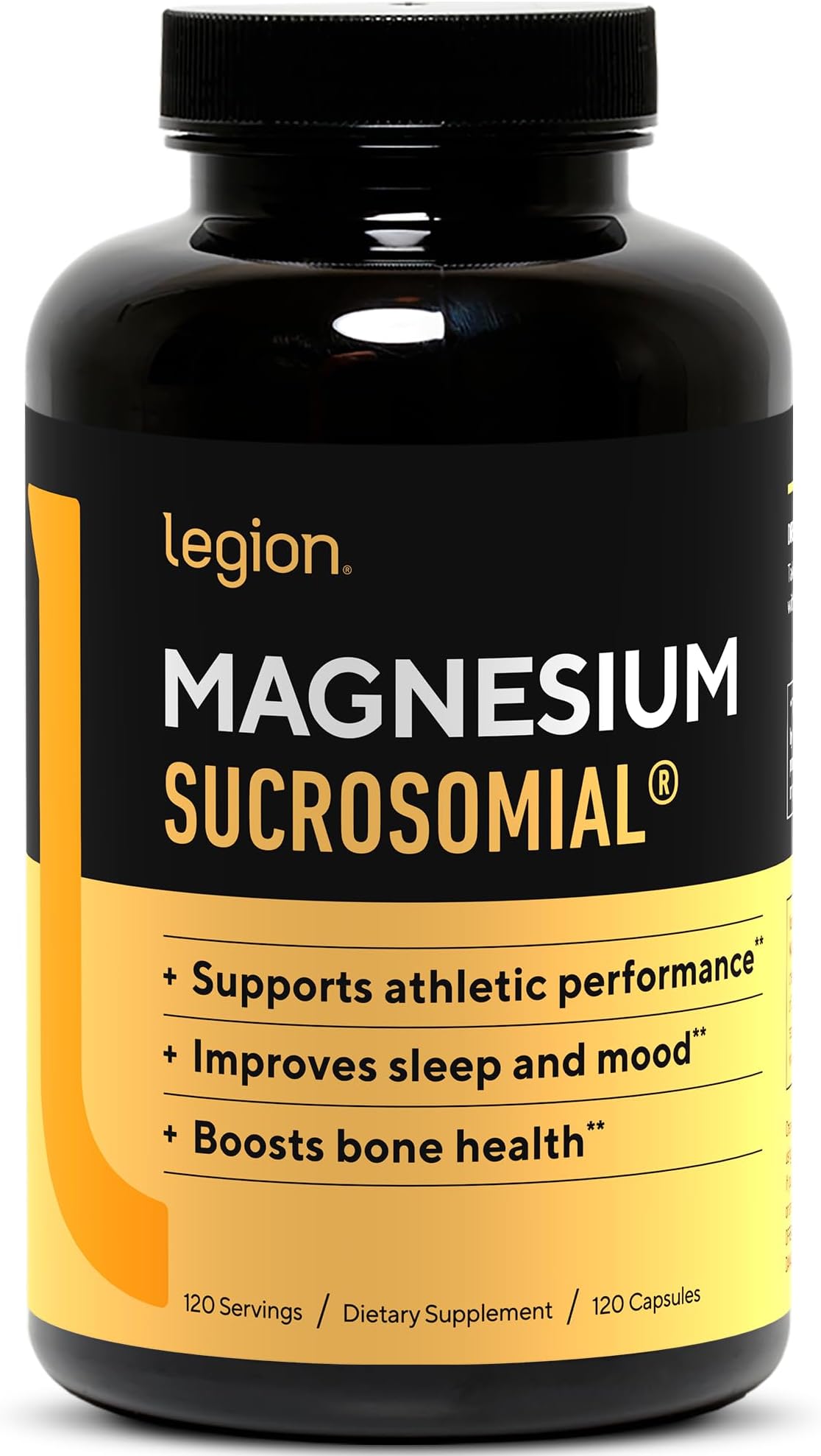 Sucrosomial Magnesium Supplements - High Absorption Magnesium Supplement for Women & Men - Magnesium Mineral Supplements to Help Boost Athletic Performance & Overall Health - 120 Servings