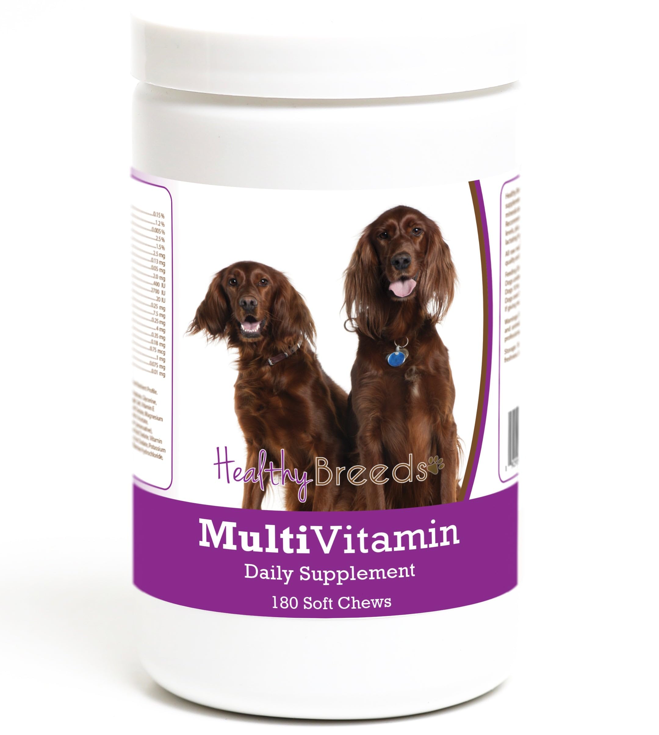 Healthy Breeds Irish Setter Multivitamin Soft Chew for Dogs 180 Count