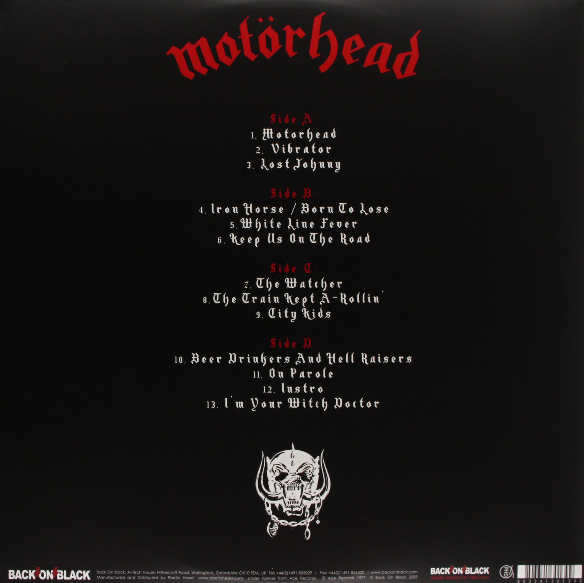 MOTORHEAD -LTD/HQ-