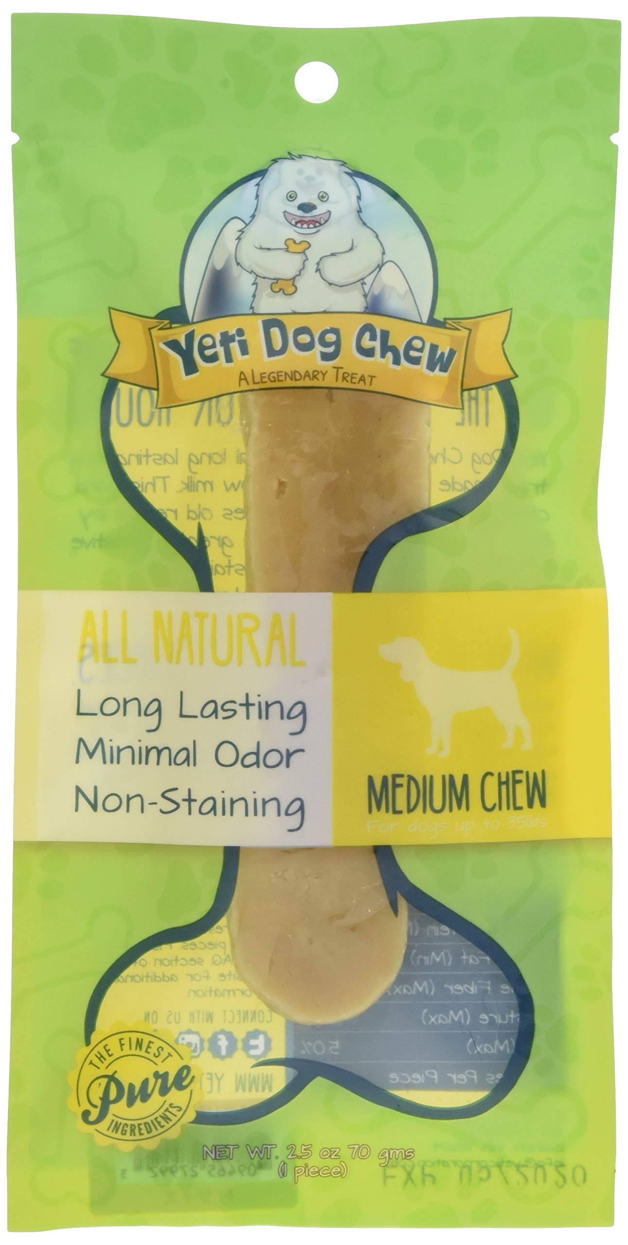 犬おやつ　Yeti Dog Chew チーズ　Mサイズ 8袋 Amazon | Yeti 犬用おやつ イエティ ドッグチュウチーズ Mサイズ (x 1