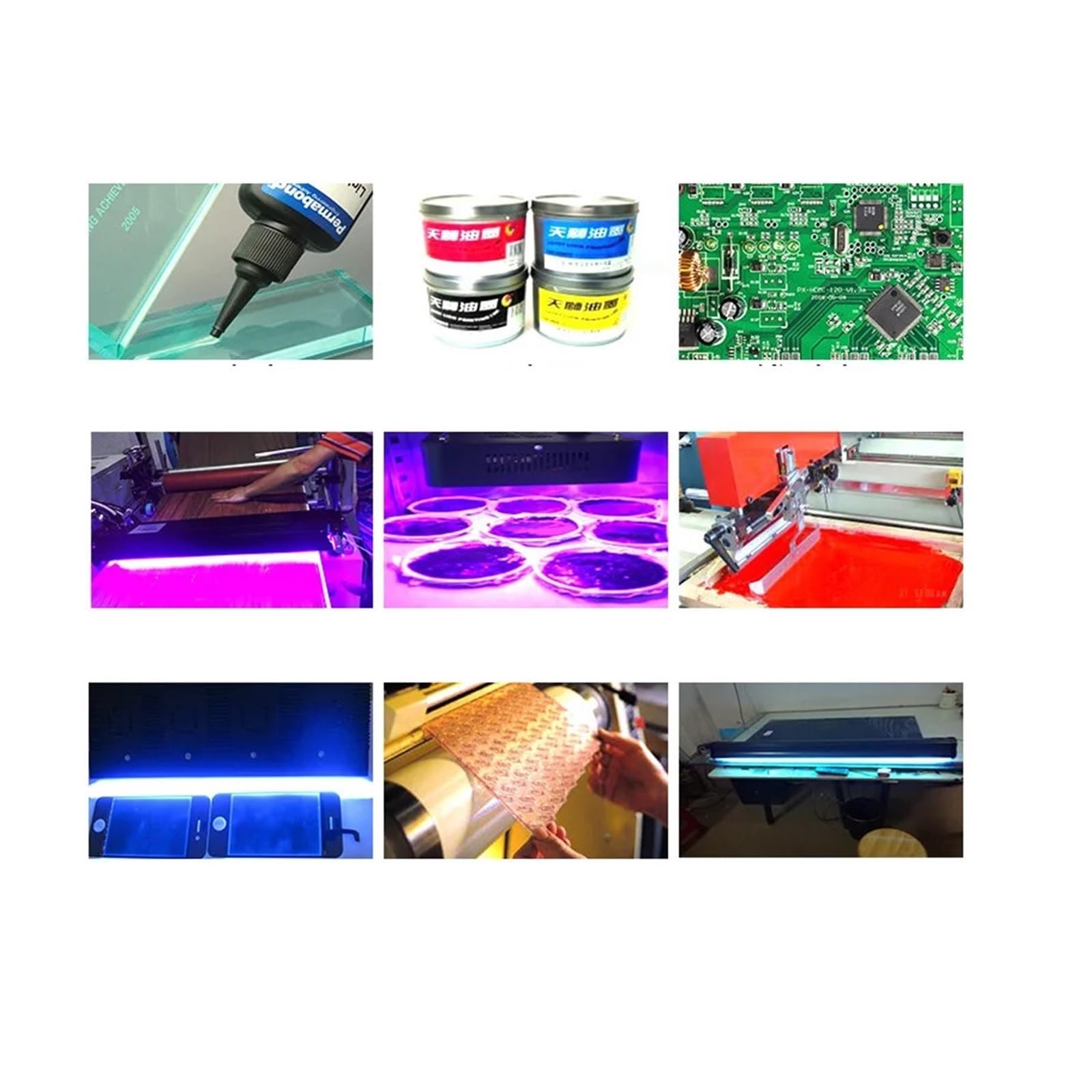 Lampa żywiczna UV, Lampa utwardzająca LED UV 1500W o dużej mocy 395nm 405nm 365nm klej do stylizacji drukowanie UV zielony olej bezcieniowe światło utwardzające żywicę Utwardzanie żywicy Ultrafioletow