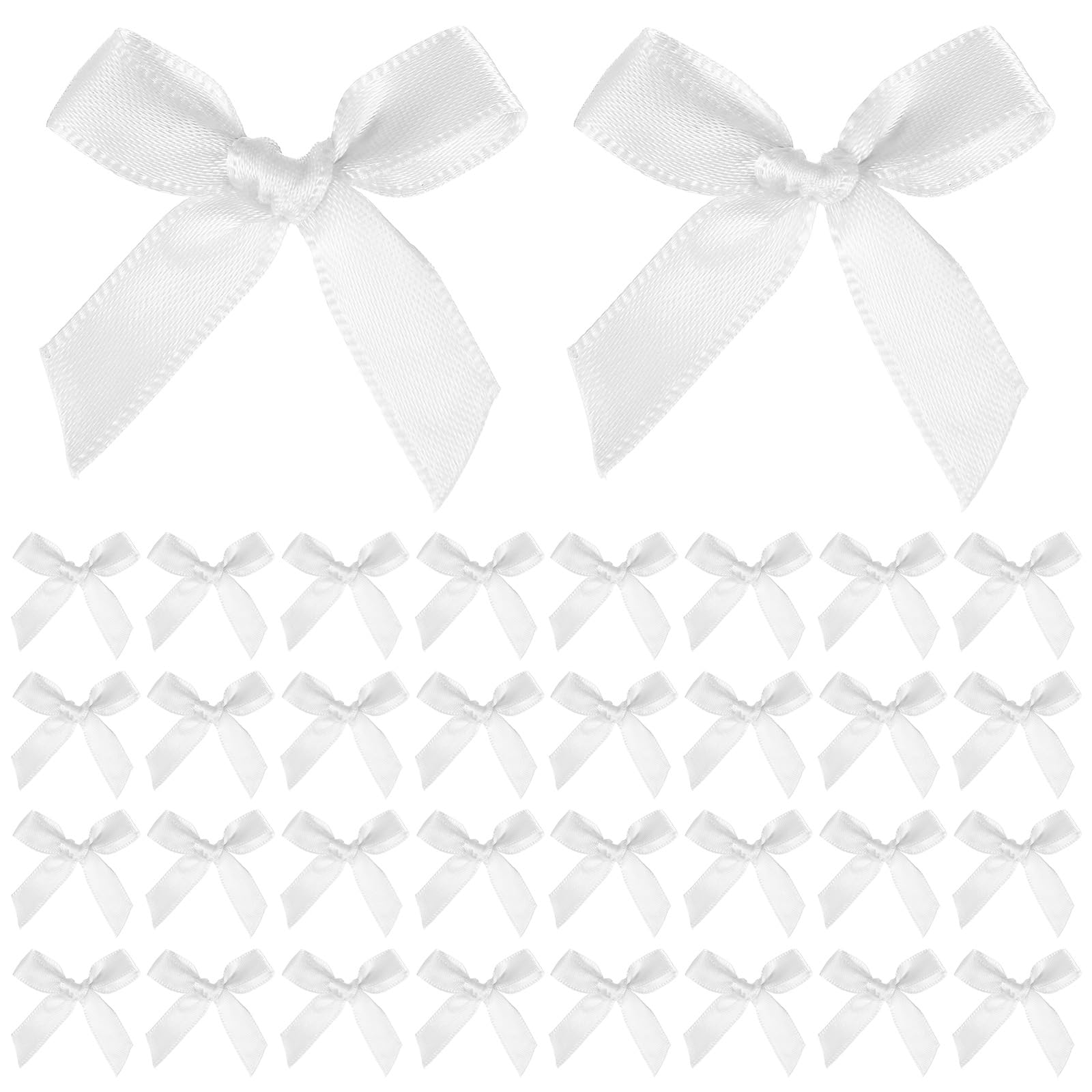 Yulakes 200 stuks mini satijnen strikken, decoratieve strikken, kleine satijnen linten, strik voor bruiloft, decoratie, kaarten, knutselen, haarboog, hoed, handwerk, fris roze Yulakes 200 stuks mini satijnen strikken, decoratieve strikken, kleine satijnen linten, strik voor bruiloft, decoratie, kaarten, knutselen, haarboog, hoed, handwerk, fris roze