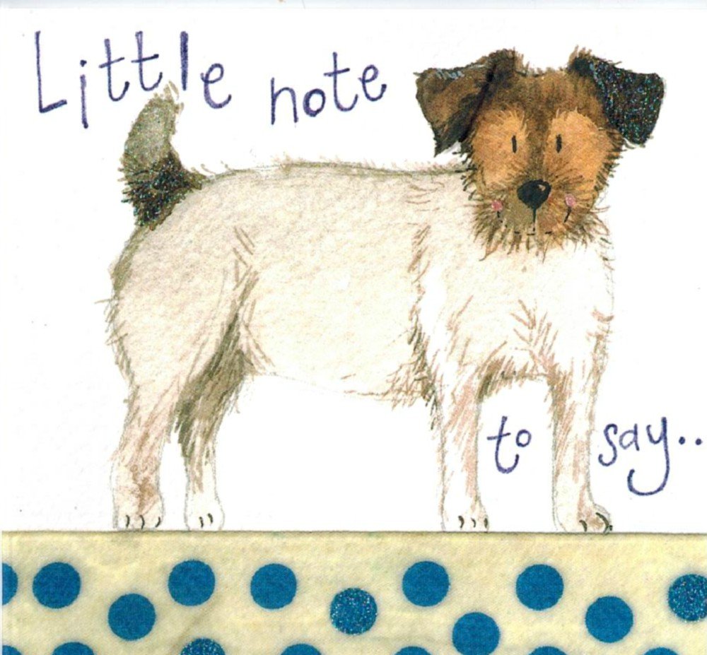 Jack Russell Note Card Set of 6 Cards