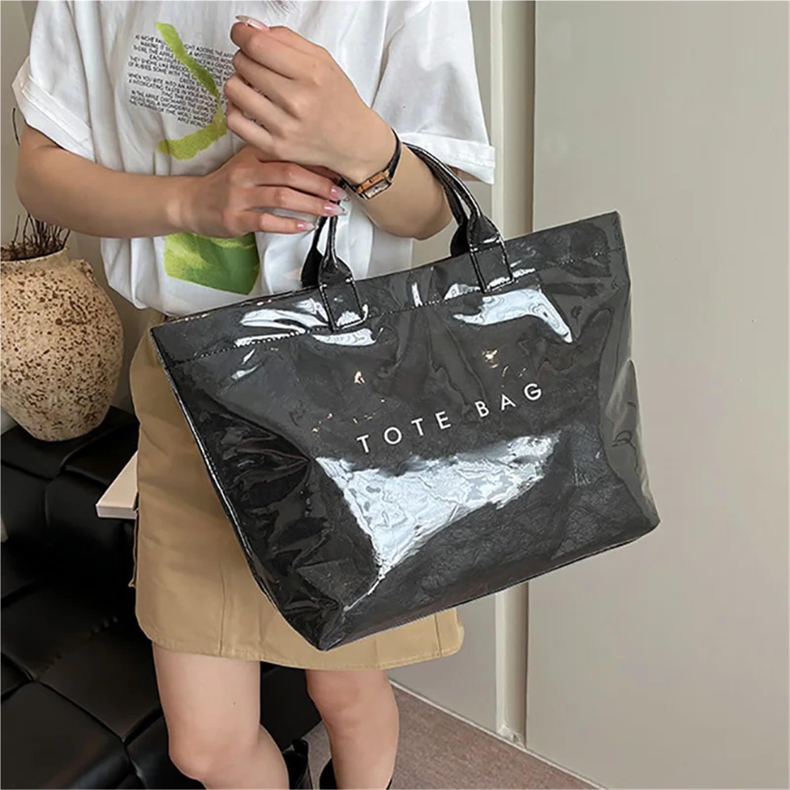 Bolsos de mano gran capacidad for mujer, bolsos impermeables informales verano, bolso compras for ir al trabajo
