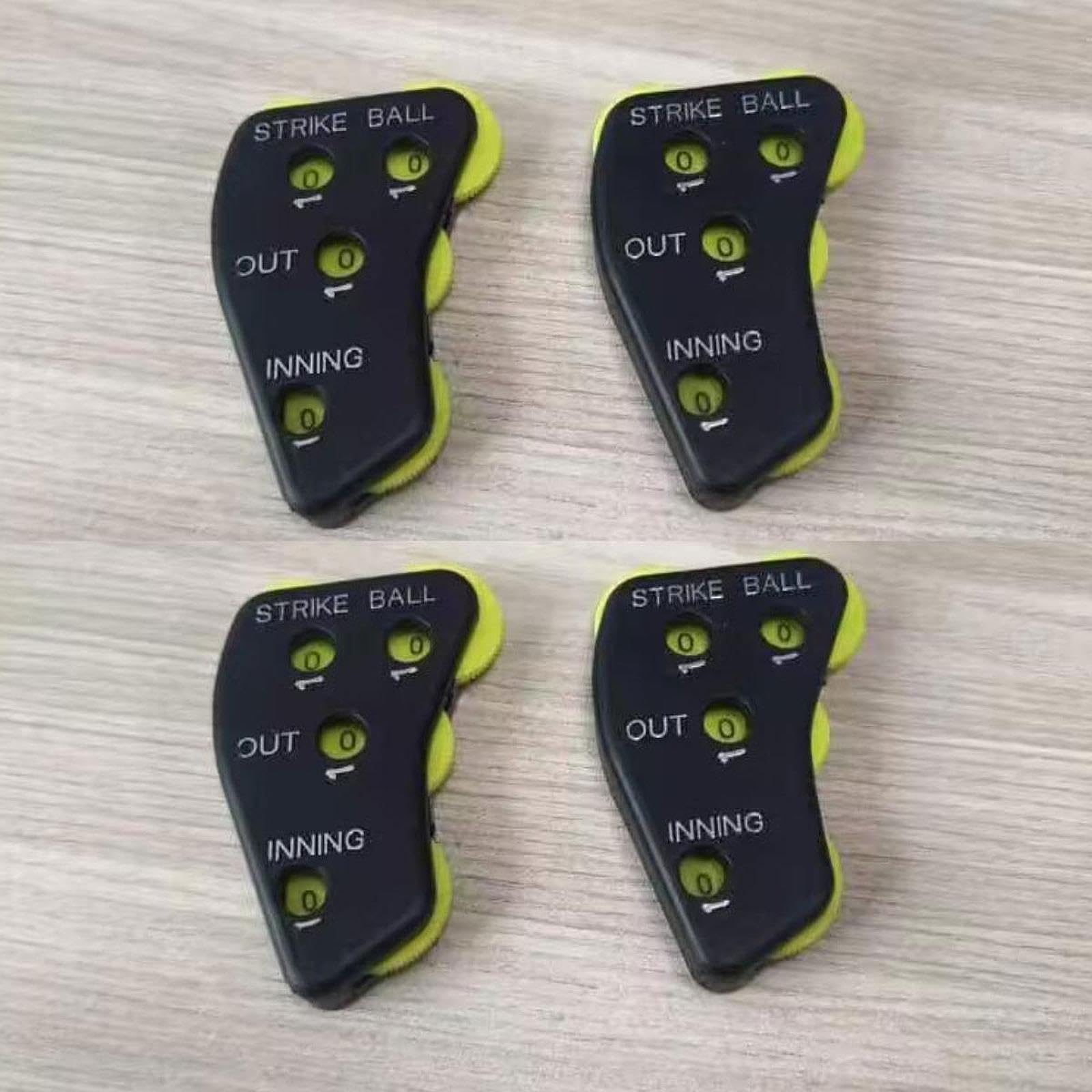 Colaxi Umpire Clicker for Baseball, Score Counter with 4 Wheels for Sports