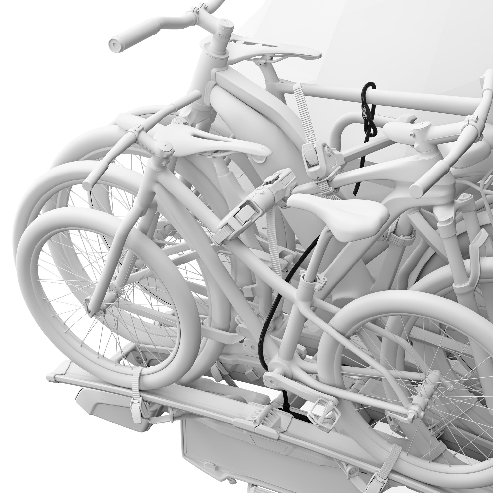 Thule High-grade Lock Lucchetto Per Bici Aluminum/black, One-Size