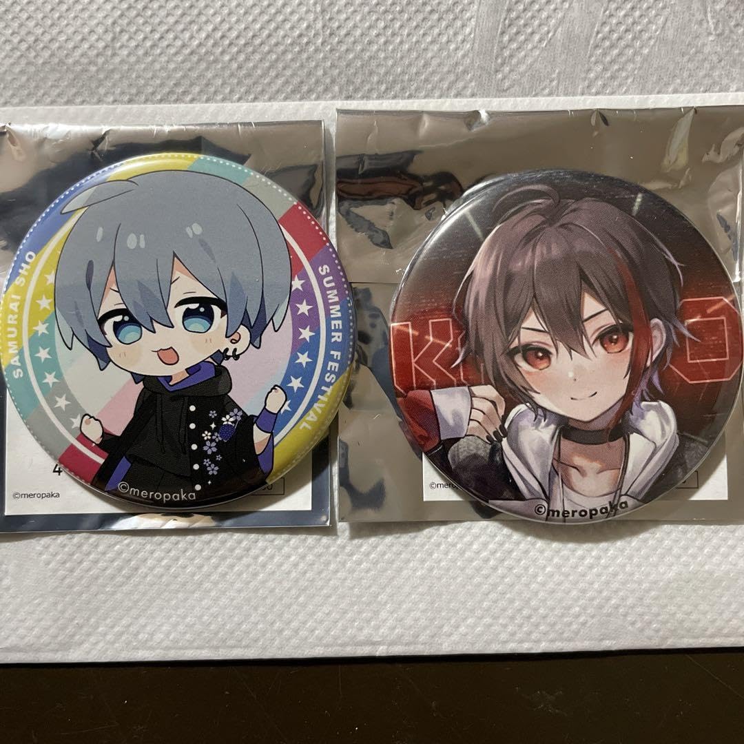 Amazon.co.jp: めろぱか サムライ翔 KAITO 缶バッジ : おもちゃ