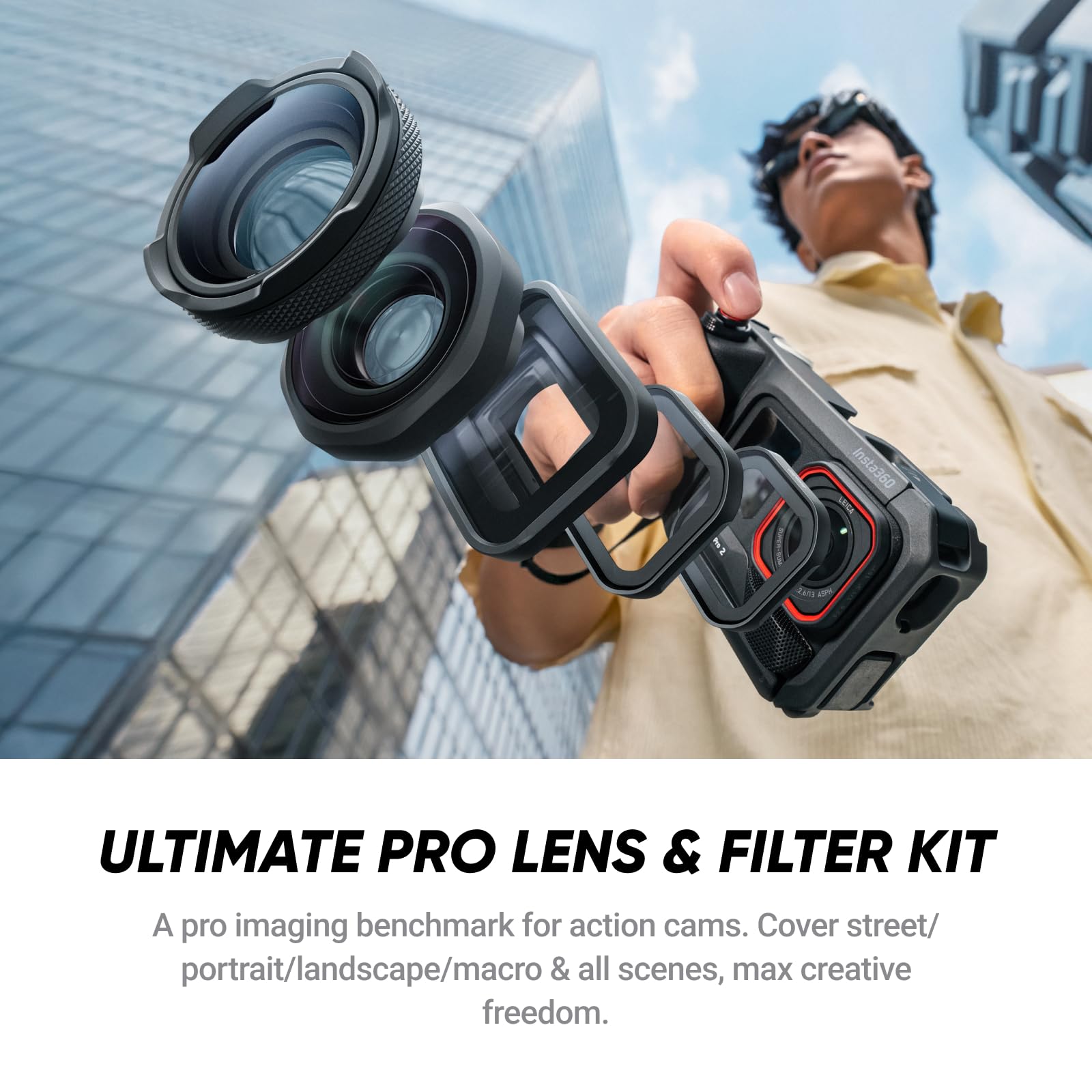 Amazon | Insta360 Ace Pro 2 フルプロシューターキット - 8K防水