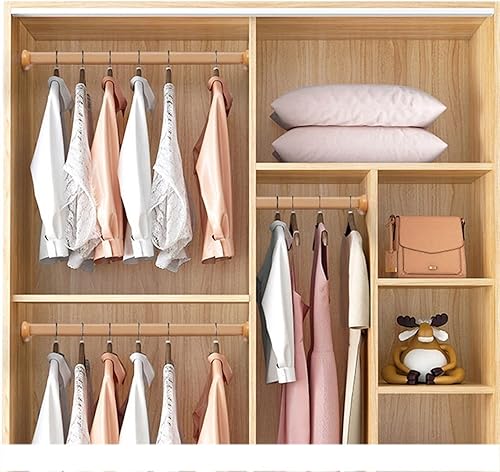 Miniatura 5 de 1 barra redonda de madera para colgar ropa, barra de armario de alta calidad, barra cruzada para ropa, barra cruzada para ropa, barra de madera