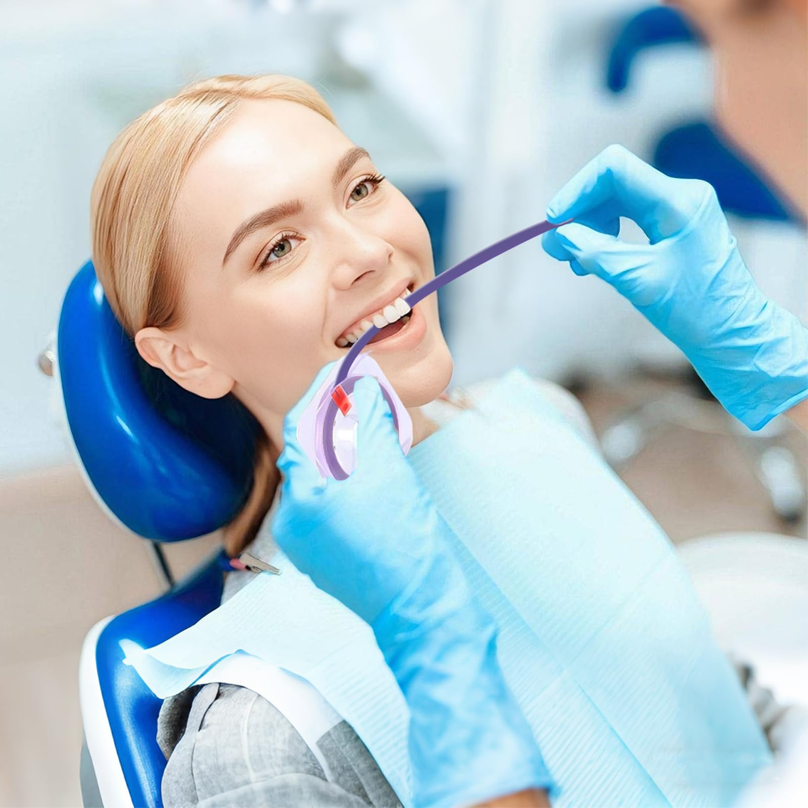 Set professionale carta vetrata dentata 4 volumi 4 mm x 6 m grossolano medio fine per lucidare denti e rimuovere scolorimento