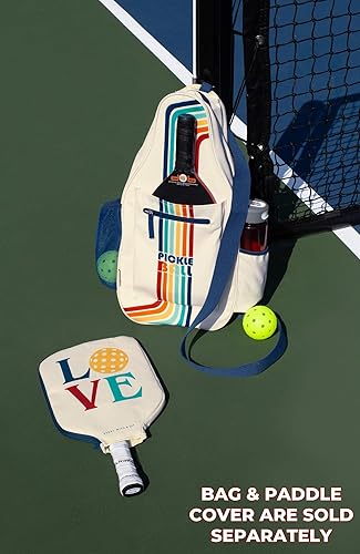 Miniatura 7 de STEEL MILL AND CO. Bolsas de pickleball para mujeres y hombres, bolsa de pickleball unisex con capacidad para 4 paletas de pickleball, bolsa