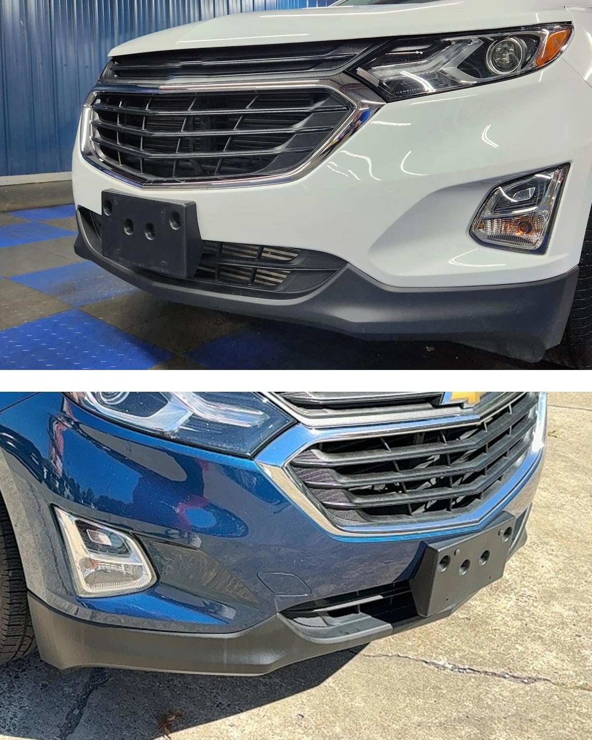 Front License Plate Frame for Chevy Equinox 2018 2019 2020 2021 Front Bumper License Plate Holder Mounting Bracket Replace # 23320630 GM1068190