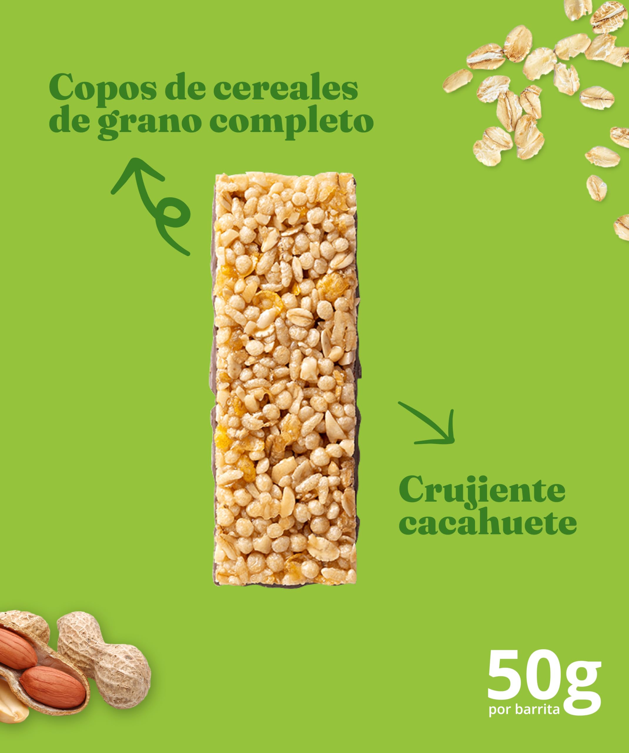 Corny Big Barritas de Cereales con Cacahuetes y Chocolate, 24x50 g