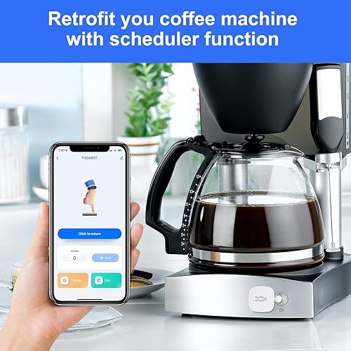 Miniatura 5 de LINKSTYLE TOCABOT - Interruptor inteligente botón pulsador interruptor de luz Bluetooth Fingerbot con Smart Home Wireless Gateway Hub para