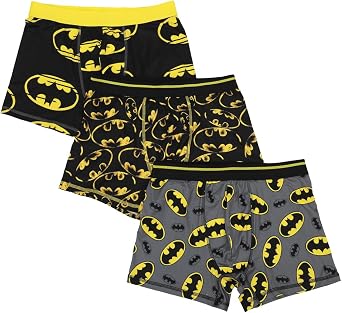 Bioworld Mens Adult Batman Boxer Brief Underwear 3-Pack