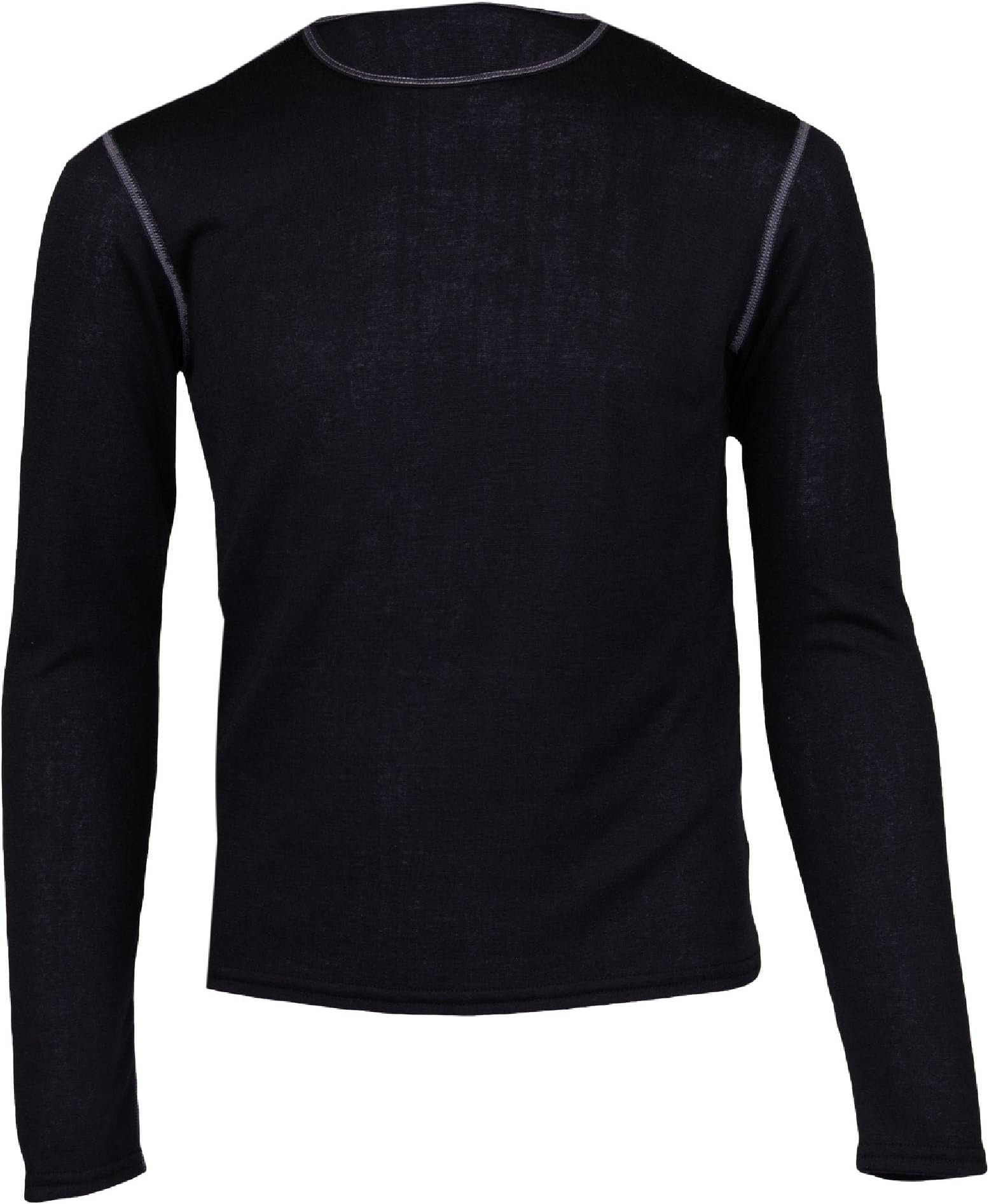 Youth Pepper Bi-Ply Crewneck Midweight Relaxed Fit Base Layer - UPF 30 Thermal Underwear Long Sleeve Top
