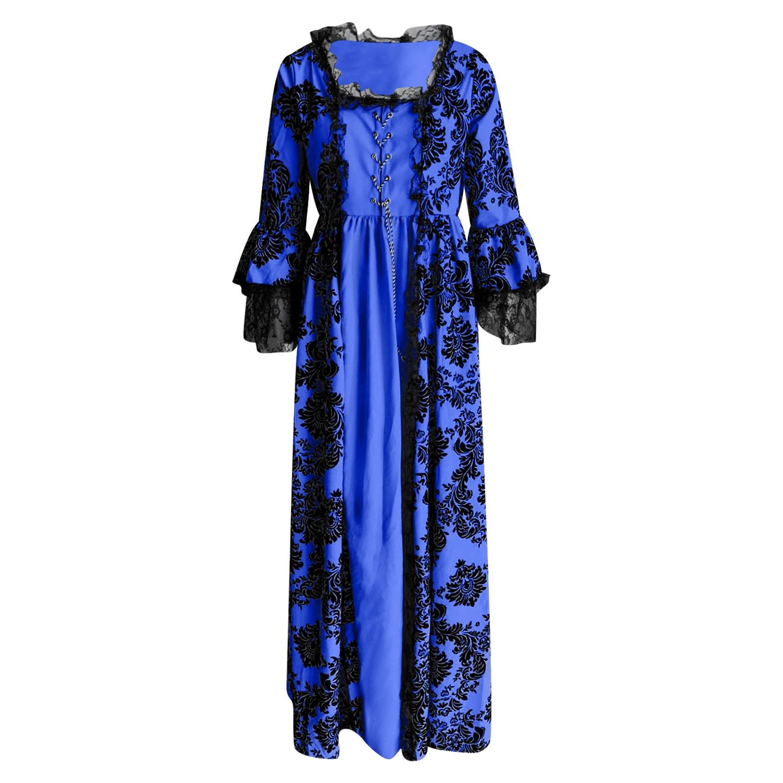Disfraz de Halloween barroco para adulto, renacentista para mujer, vestido victoriano, princesa gótica, carnaval, noche noble A74