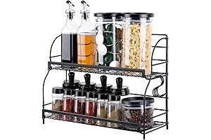 2-Tier Desktop Storage Rack: Streamline Your Workspace