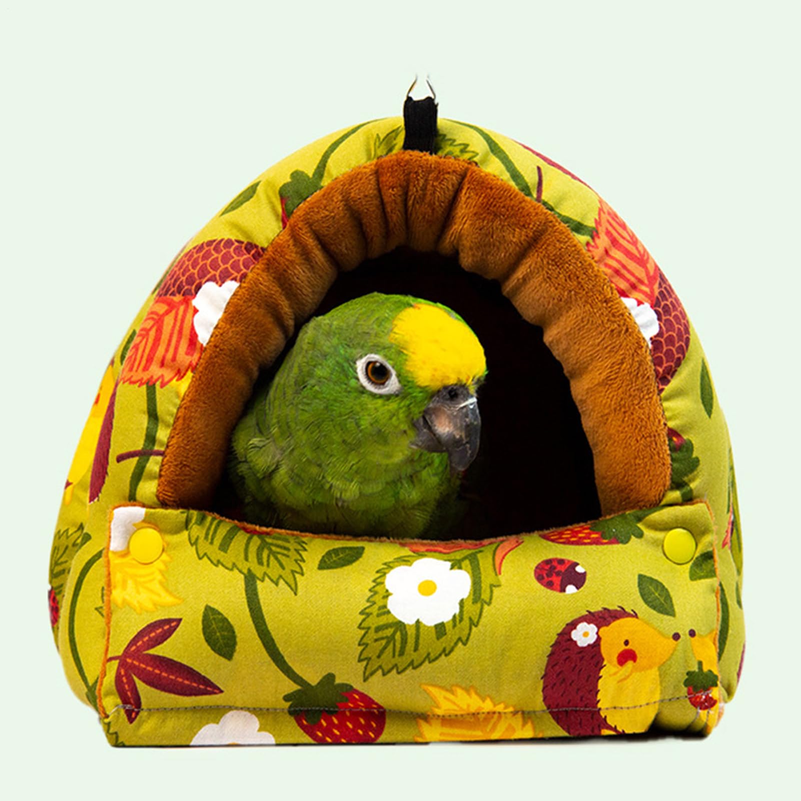 Nid d'Oiseau Maison Chaude Pliante Et Confortable | Lit Et Abri Pour Calopsitte Et Hamac Pour Perroquets Pour Calopsitte Canari Pinson Inséparable Intérieur Hiver Repos Sommeil