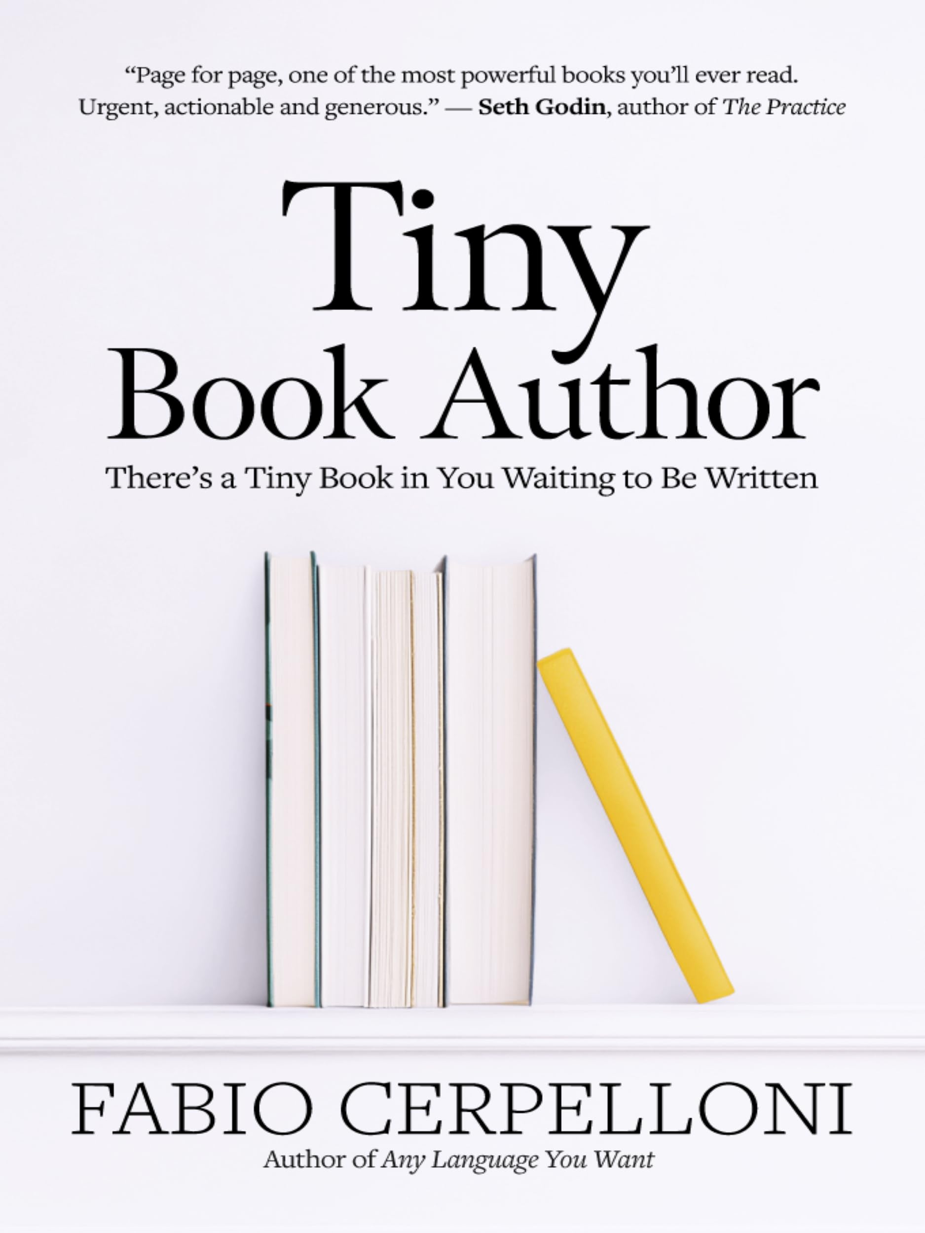 Tiny Book Author: There's a Tiny Book in You Waiting to Be Written