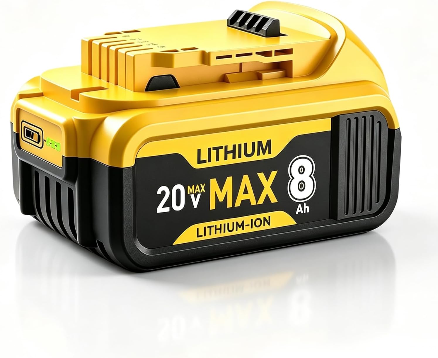 1PACK 8.0Ah Lithium Replacement for DeWalt 20V Battery