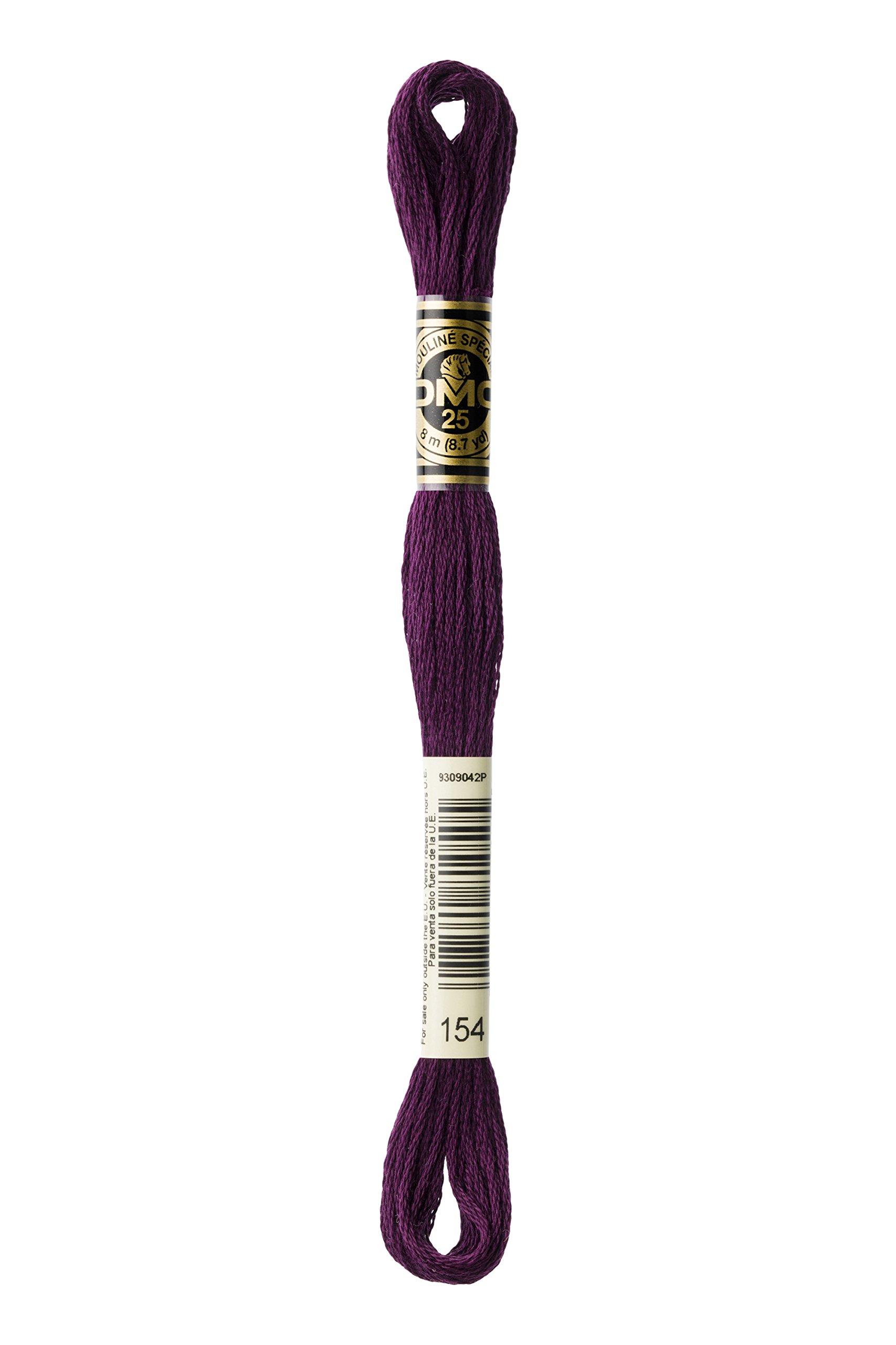 DMC 117-154 Mouline Stranded Cotton Six Strand Embroidery Floss Thread, Dark