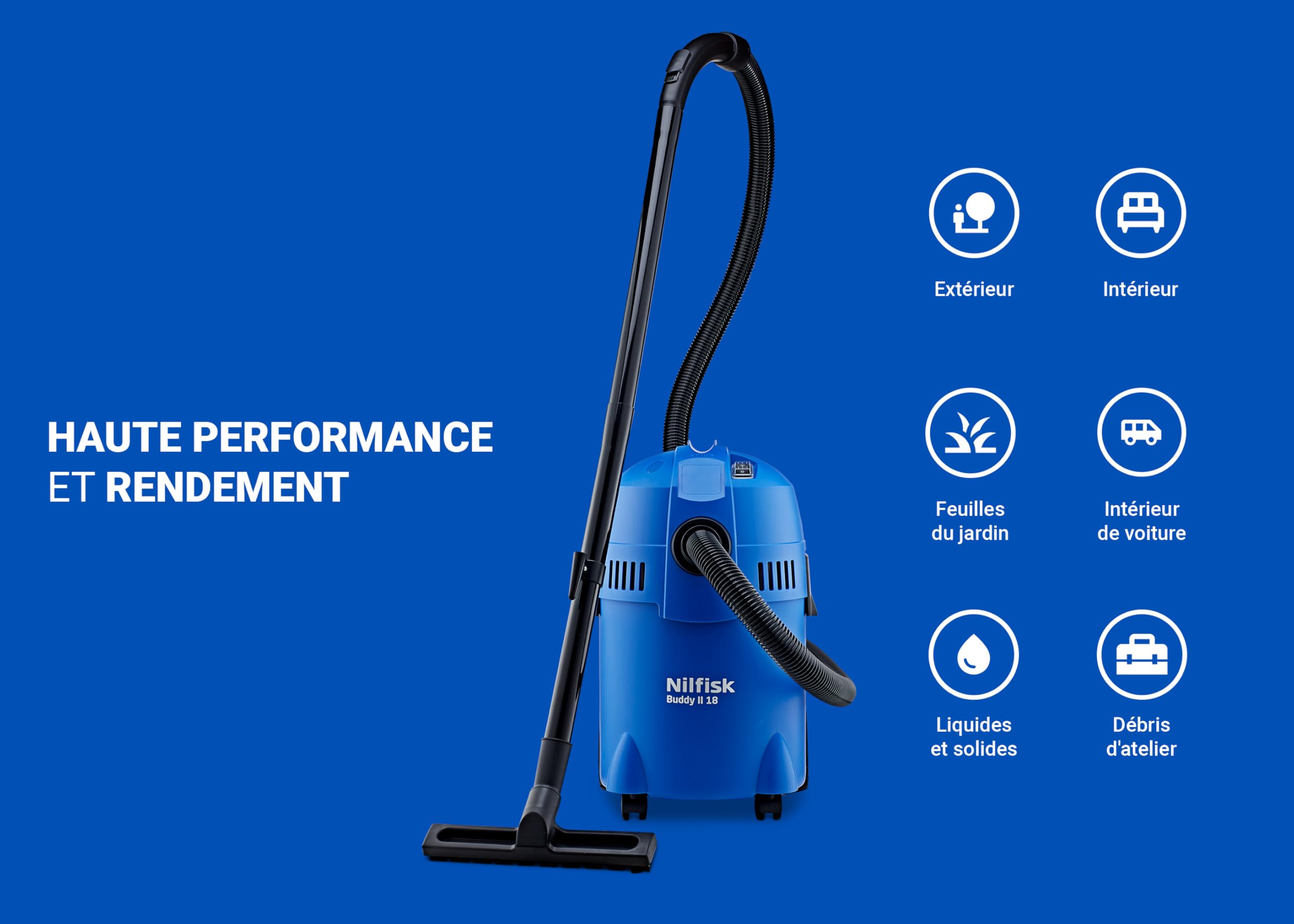 Aspirateur Cuve 18l 1200w - BUDDY II 18