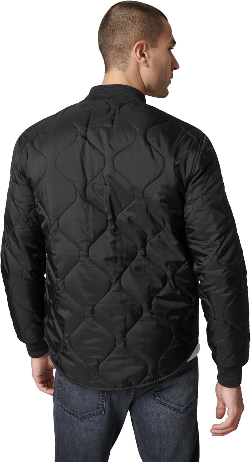JOE'S JEANS mens Rory Quilted Bomber Jacket - Image 3