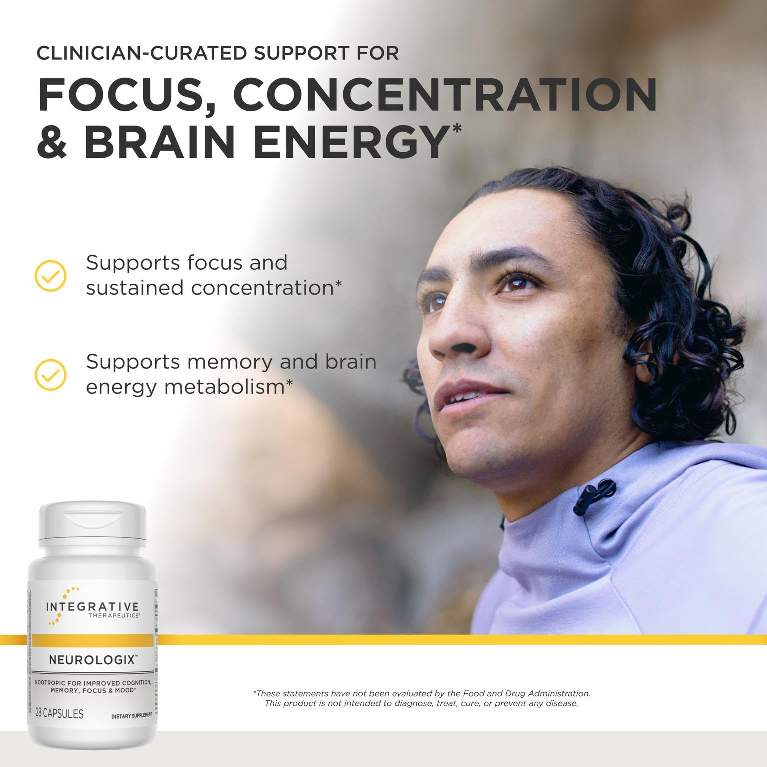 Integrative Therapeutics Neurologix, Nootropic for Brain Health*, 120 Count — Amazon image 3