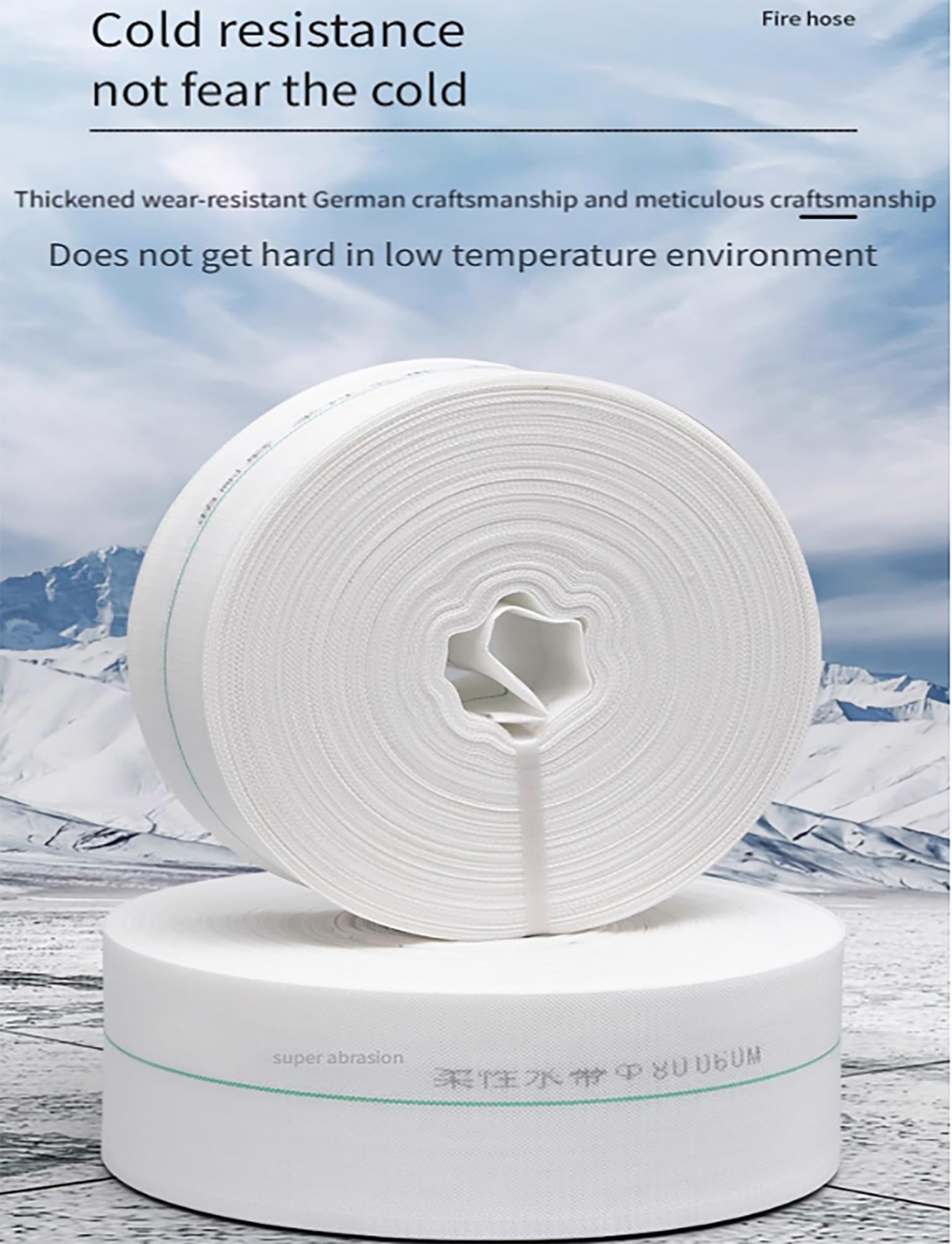 Manguera de Descarga Layflat, Manguera de Drenaje Transferencia Agua Plana PVC for Lavado a contracorriente Piscina, diámetro 2,5 Pulgadas, 10-100 Metros(30meter)
