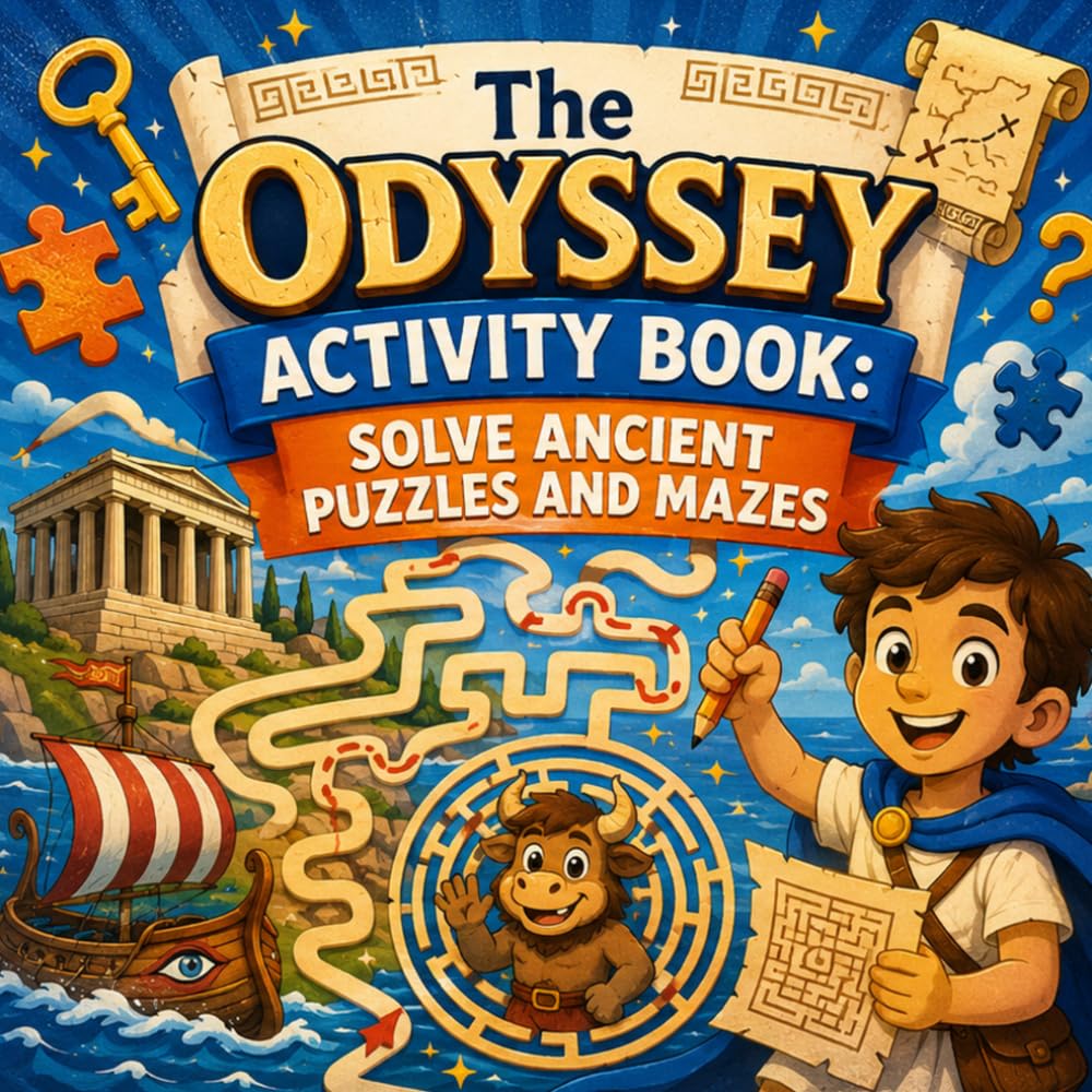 The Odyssey Activity Book: Solve Ancient Puzzles and Mazes