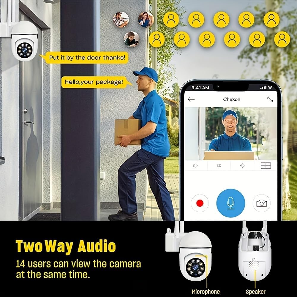 Mobile phone remote replay and double light night vision feature