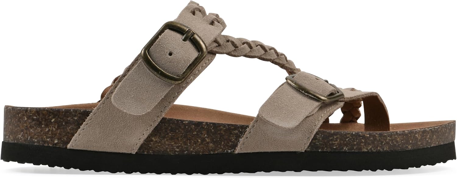 WHITE MOUNTAIN Women's Haziest Braided Signature Comfort-Molded Footbed Sandal - Image 4