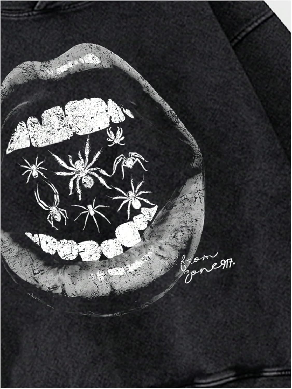 SOLY HUX Men's Graphic Hoodies Oversized Drop Shoulder Long Sleeve Streetwear Vintage Pullover Sweatshirt - Image 4