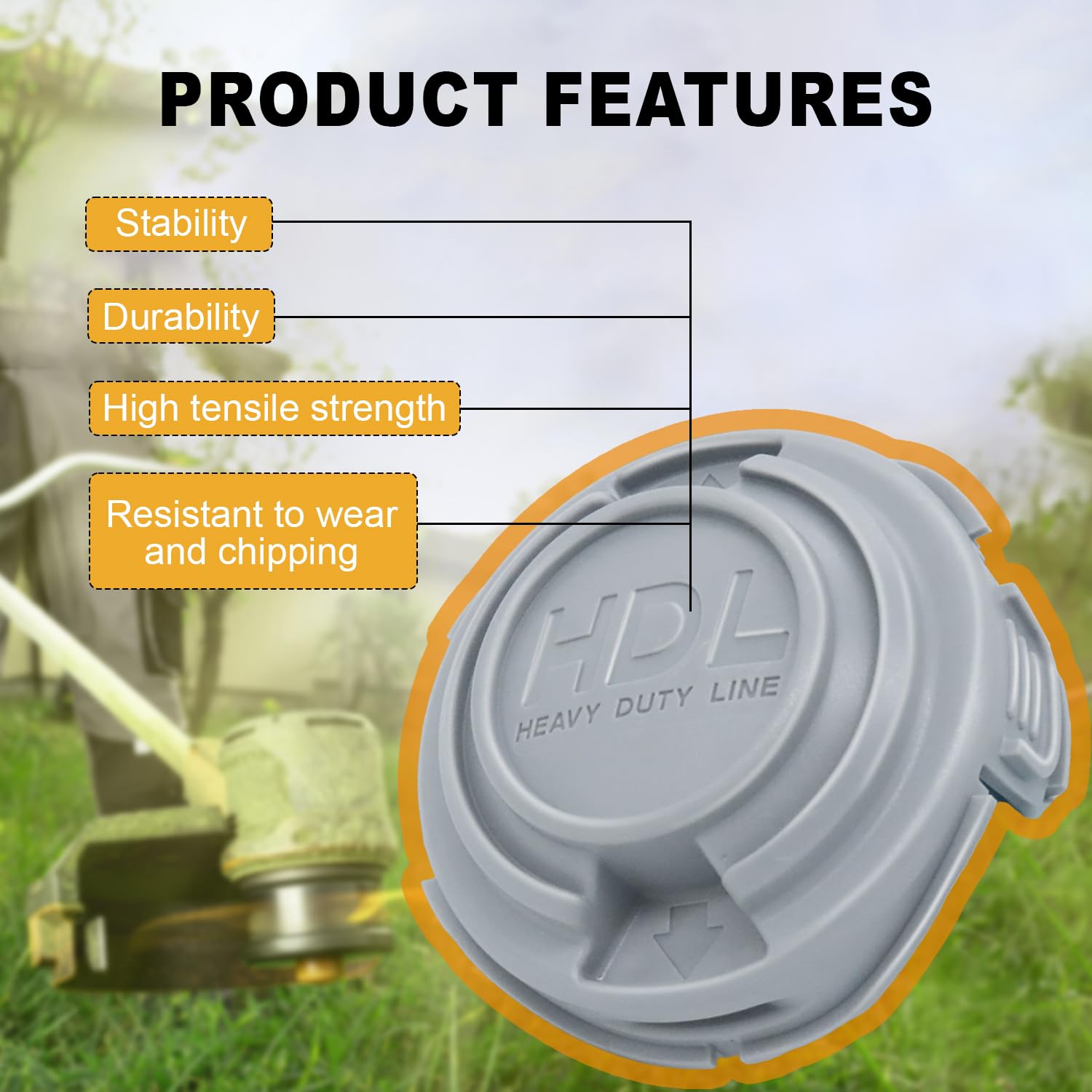 Couvercle De Bobine De Fil Durable Pour Accessoire De Coupe Bordures Stc5433pc Type 1~p147775665