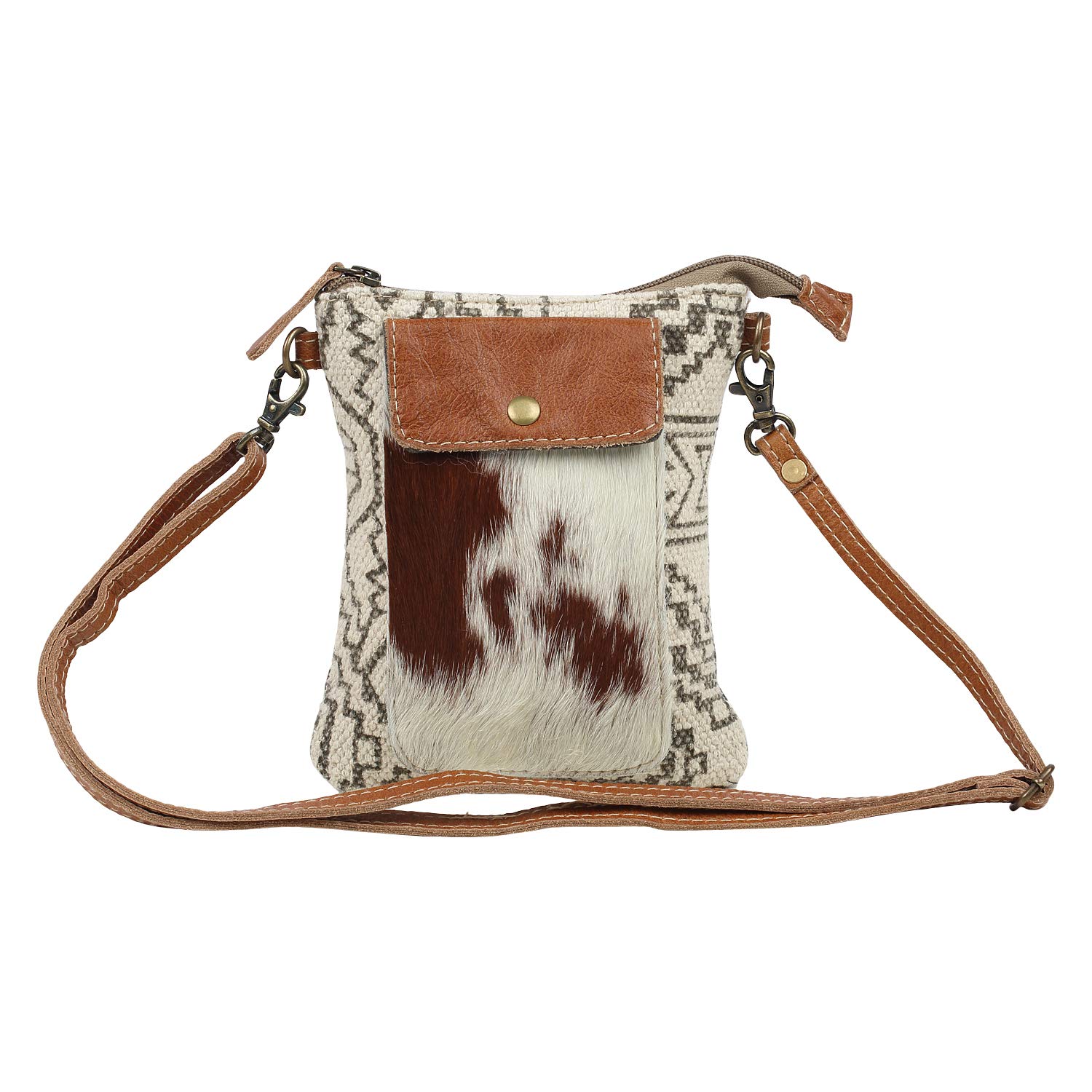Myra Bag Cowprint Purse - Cowprint Bags for Women, Over The Shoulder Purse