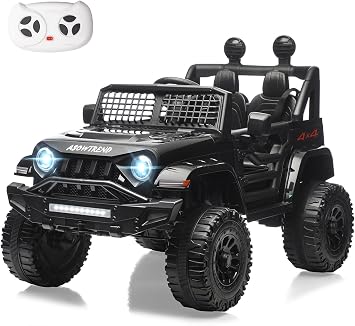 12V Electric Ride On Car for Kids Ages 3-6, Remote Control Car