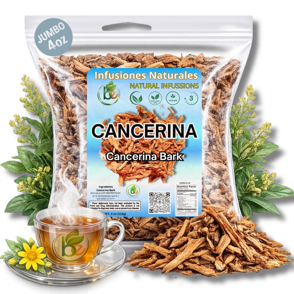 Cancerina Mexican Herbal Tea 4oz (113 gr) Calluna Vulgaris Te | Anahuac Cancerian | Crafted By Nature100% All Natural Fresh Tea Tea | Non-GMO | From