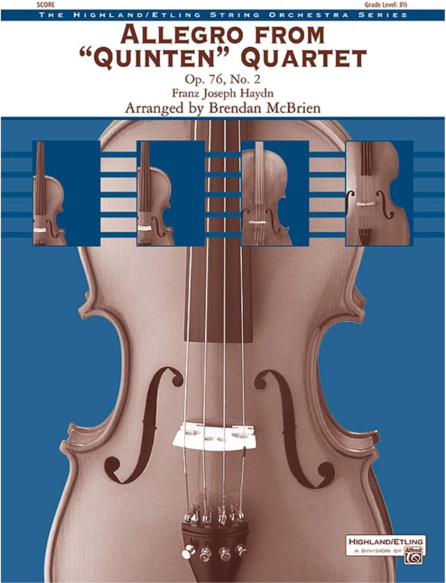 Allegro from "Quinten" Quartet - By Franz Joseph Haydn / arr. Brendan McBrien