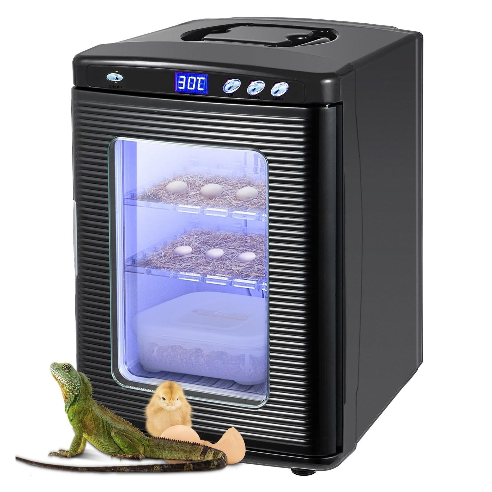 Trplfghz One Color 25L Reptile Incubator Digital Egg Scientific Lab Cooling And Heating 5-60°C Work For Small Reptiles For Diy Use