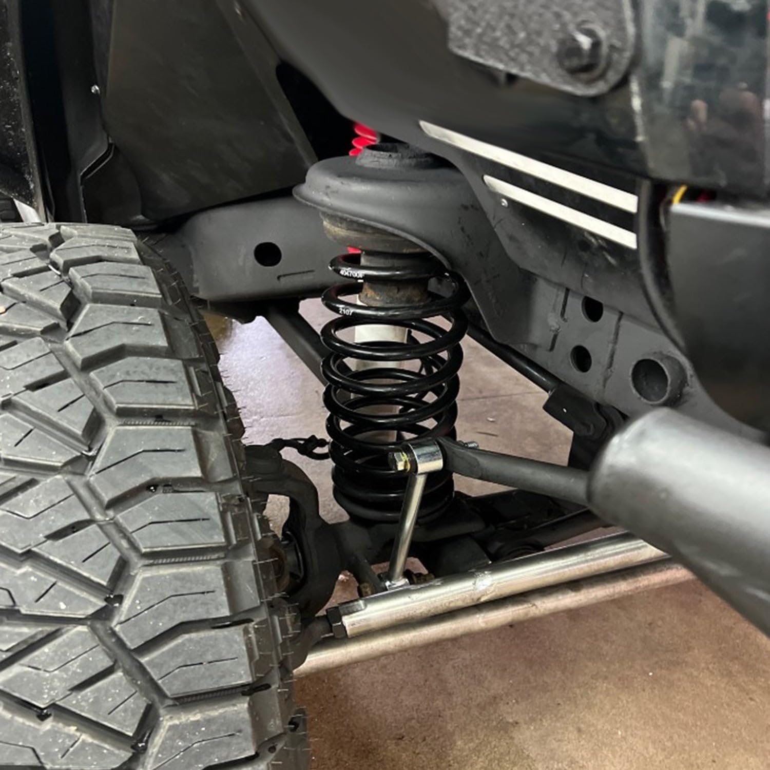 RSO Suspension Coil Springs 4 inch Lift Front and Rear Kit Compatible with 07-18 Wrangler JK/JKU 4-Door