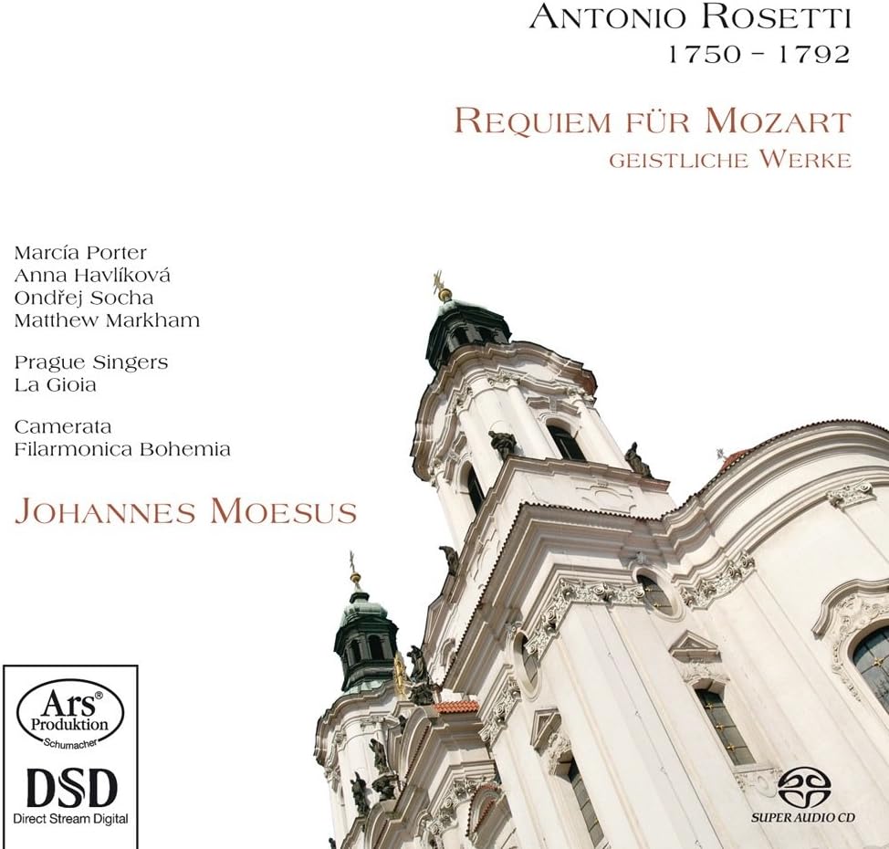 Antonio Rosetti: A Requiem for Mozart/Sacred Works