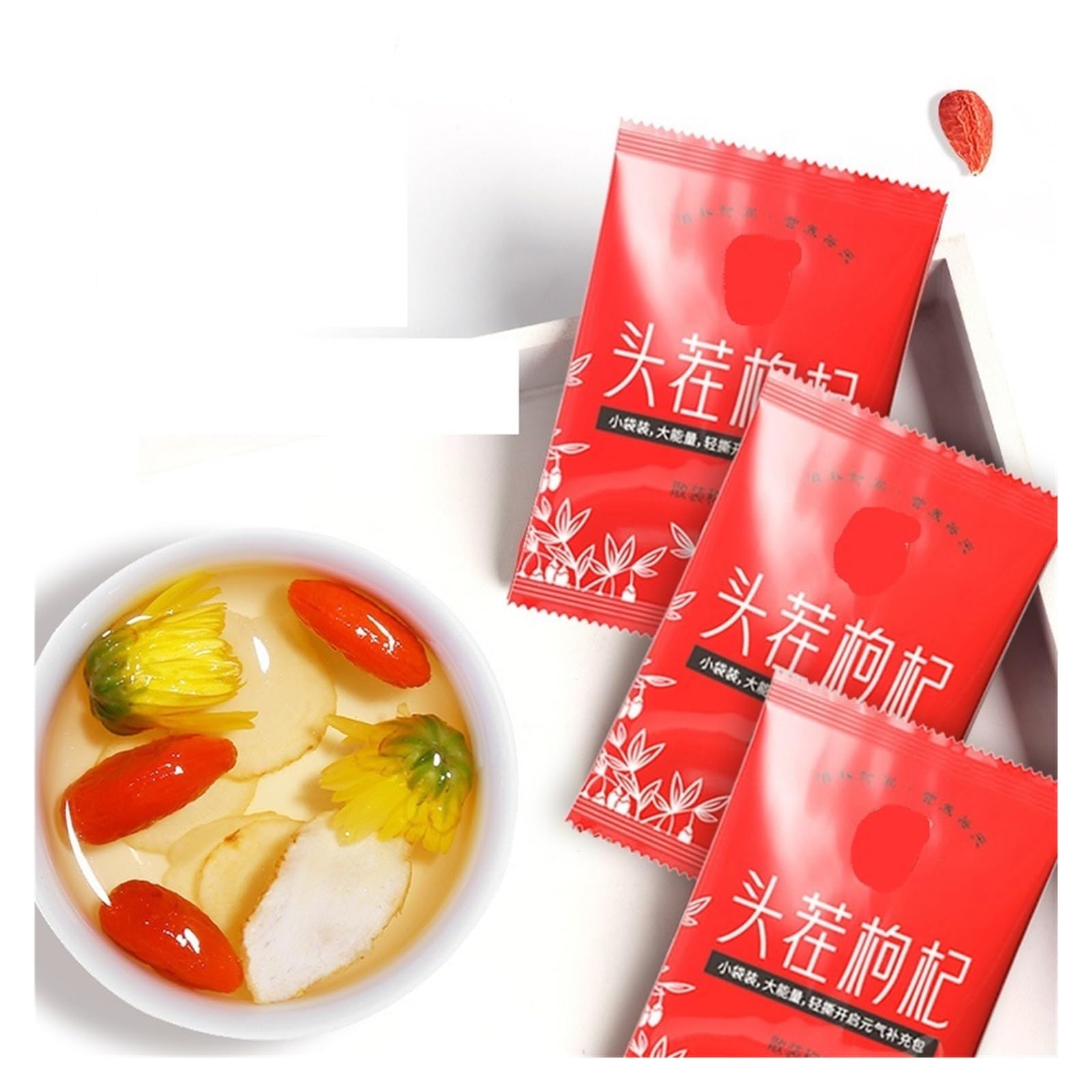 Goji-Beeren, einzeln verpackte, verzehrfertige Trockenfrüchte, können in Wasser eingeweicht oder in Suppen verwendet werden(1000g)