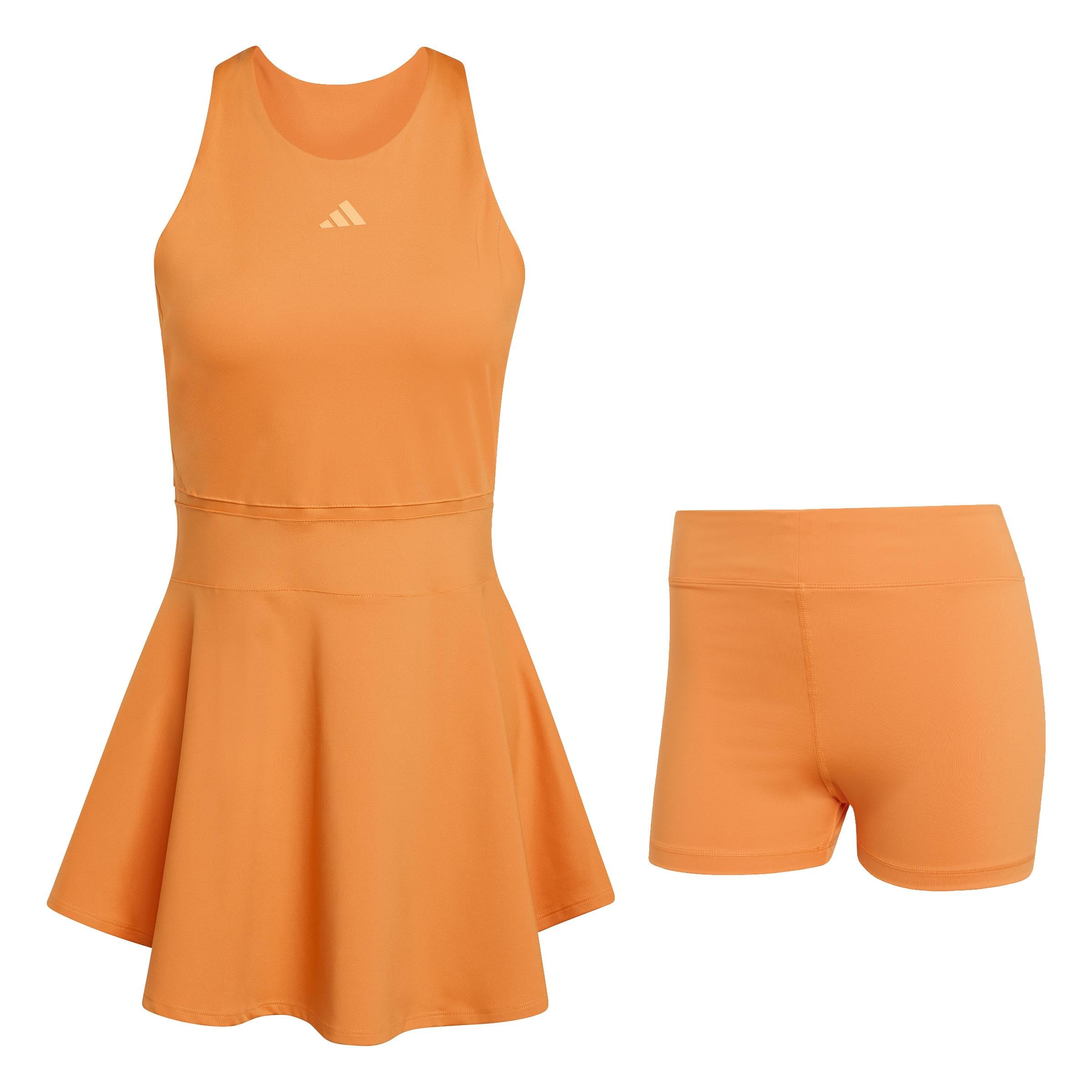adidas Women's Tennis Climacool Y-Dress, Pure Orange, L