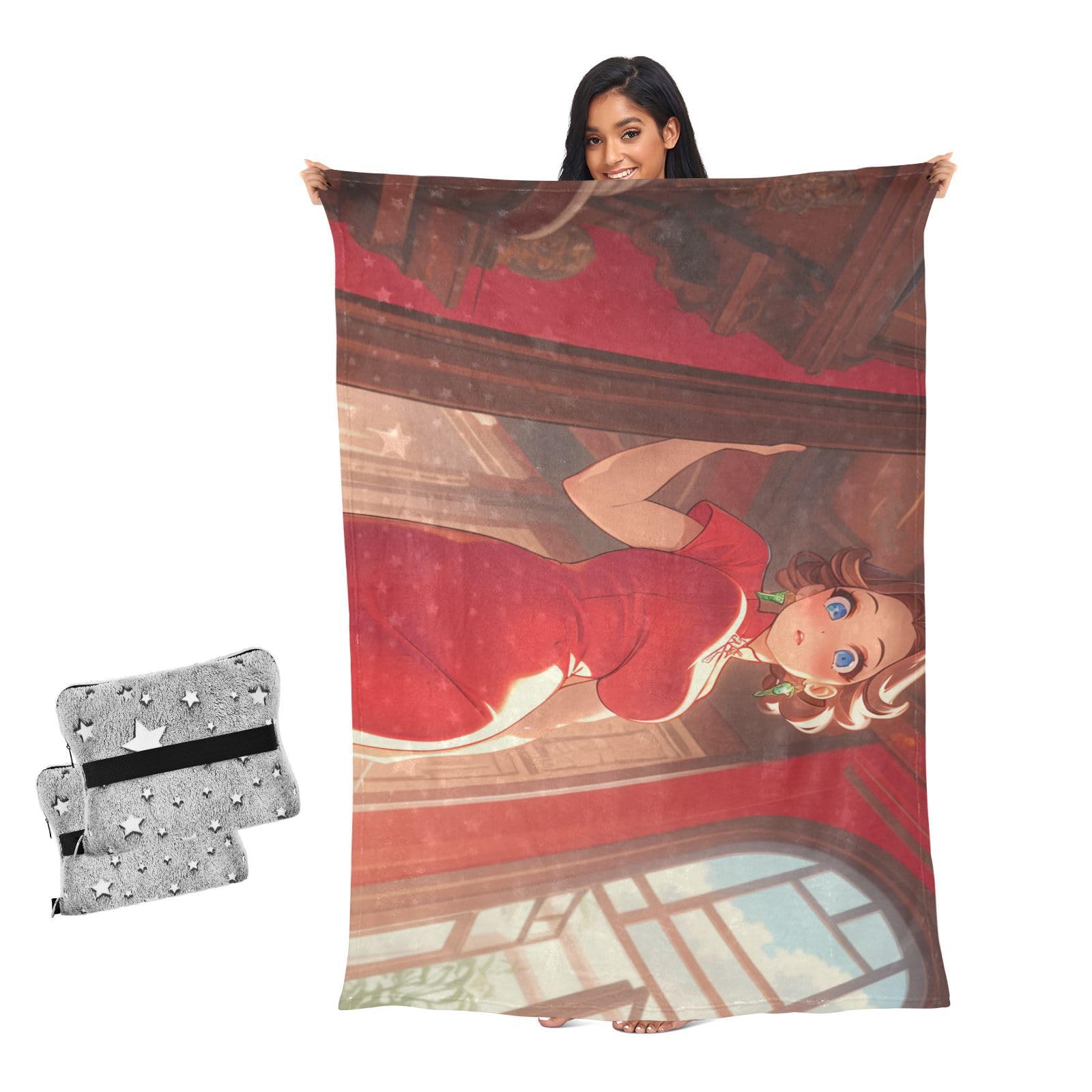 Couverture pour canapé rouge chinois - Cadeau idéal homme femme bureau