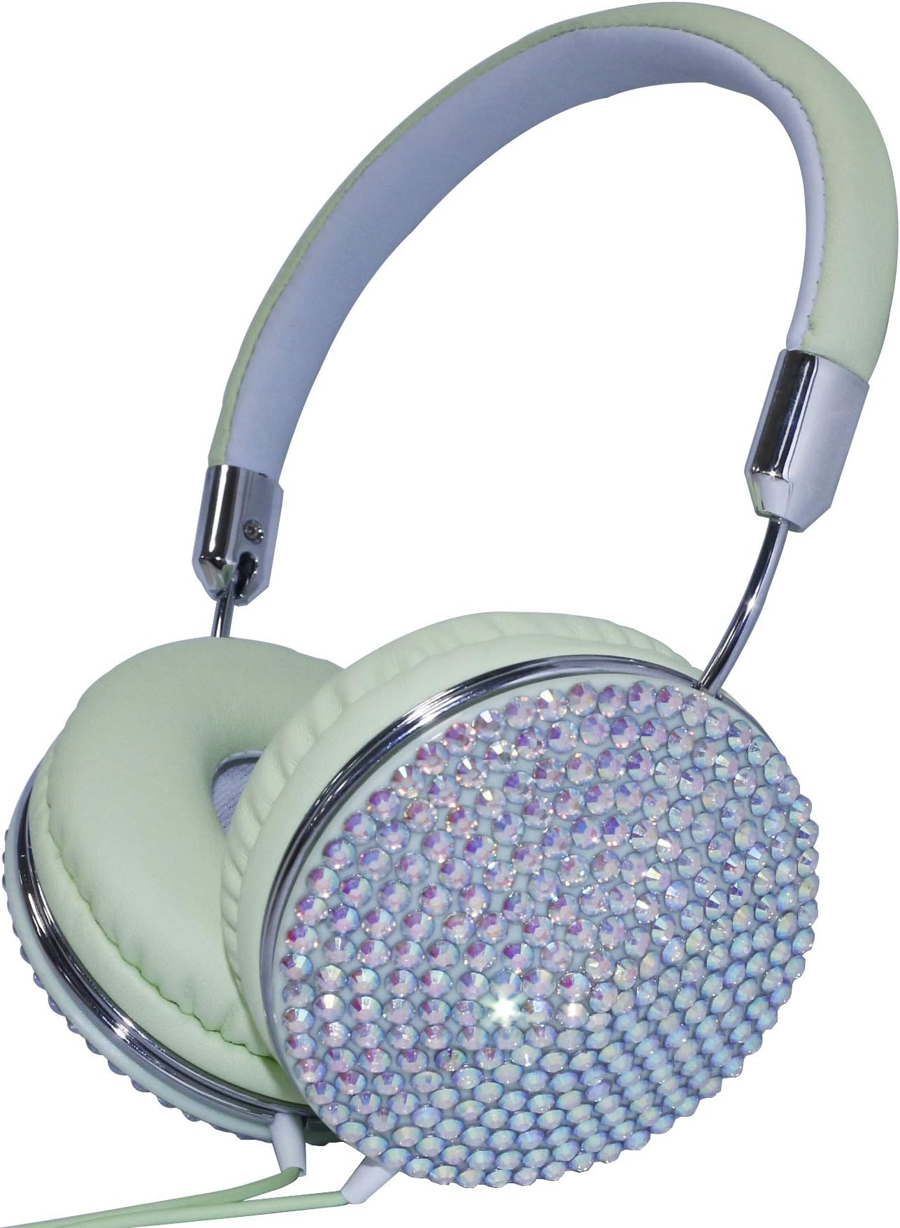 Delia's Boogie Nights Over The Ear Comfortable Headphones with Mic Universal 3.5mm Plug, Adjustable Headband, HD Sound, Mic for Hands Free Calling