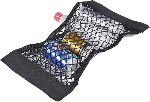Miniatura 5 de Red de carga de malla de 19.5 x 9.75 pulgadas para maletero de automóvil, red de almacenamiento de calcomanías de pared, bolsa organizadora de